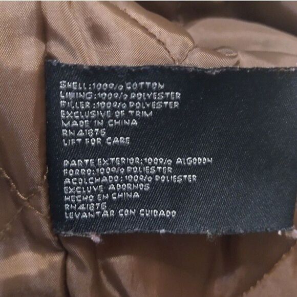 Big Chill Tan Jacket with White Trim - Picture 8 of 8